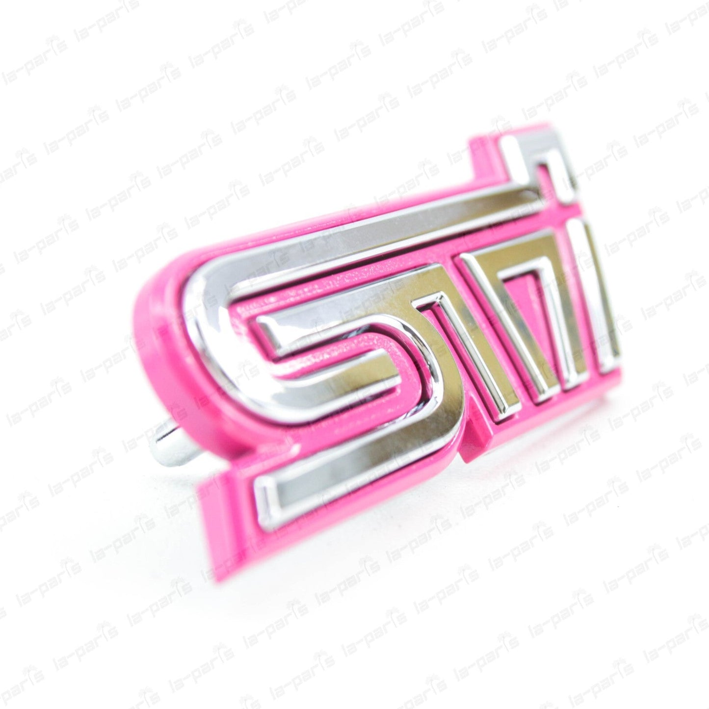NEW GENUINE SUBARU 2004 IMPREZA WRX STI GDB FRONT GRILL EMBLEM BADGE PINK JDM