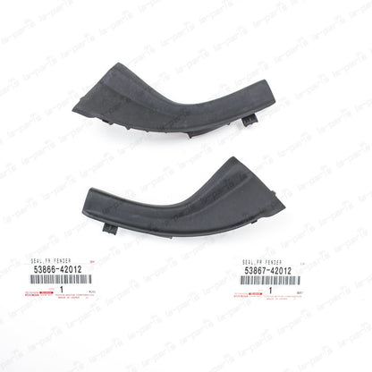 New Genuine OEM Toyota 06-12 RAV4 Front Fender To Cowl Side Seals SET of 2