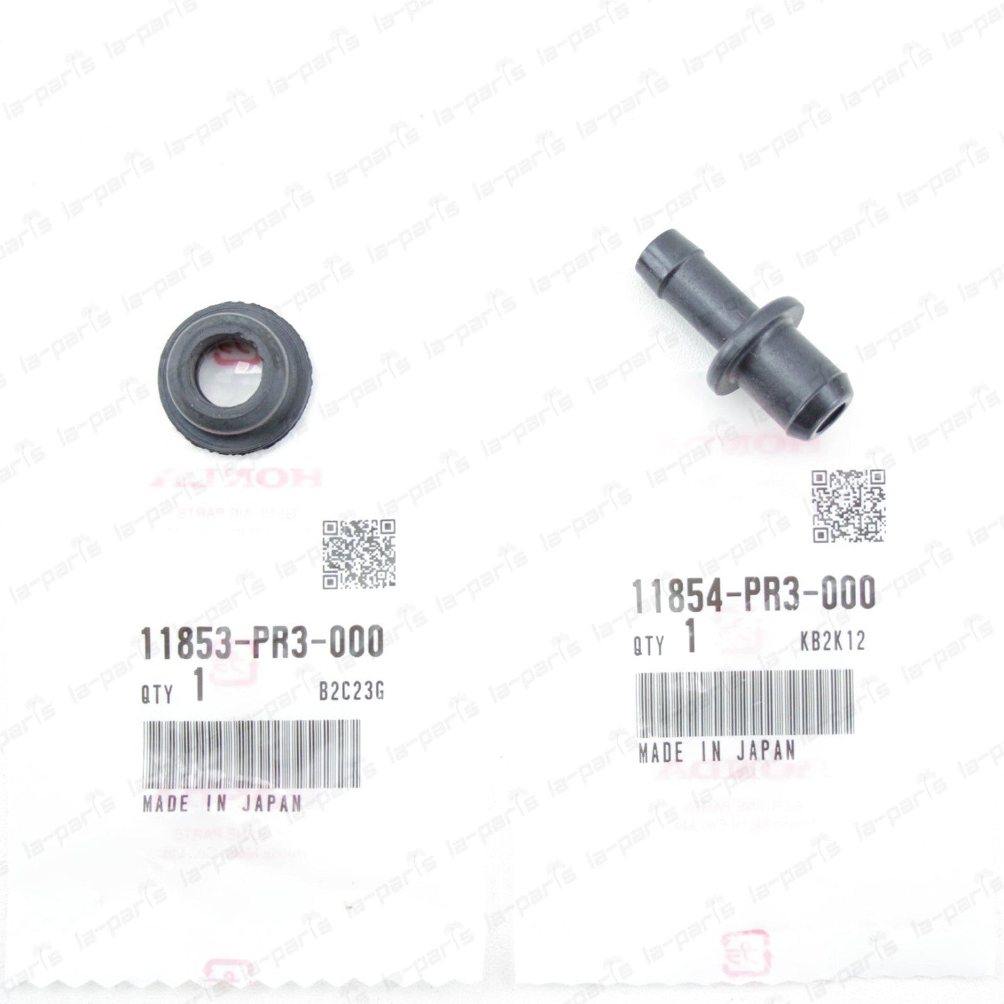 GENUINE HONDA ACURA PCV BREATHER CHAMBER JOINT VALVE + GROMMET SET OF 2PCS