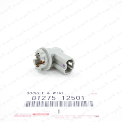 NEW GENUINE TOYOTA 13-16 RAV4 TAIL LAMP LIGHT TAILLIGHT BULB SOCKET 81275-12501