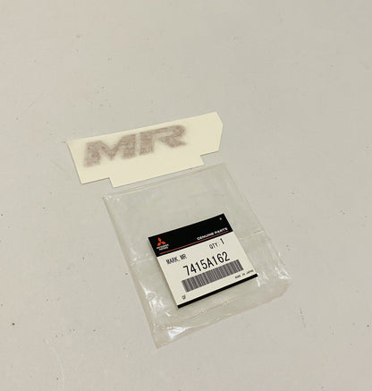 New Genuine Mitsubishi Evolution MR Emblem Rear Badge 7415A162