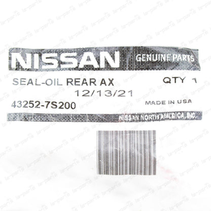 NEW GENUINE NISSAN 04-15 FRONTIER TITAN XTERRA REAR AXLE SHAFT SEAL 43252-7S200