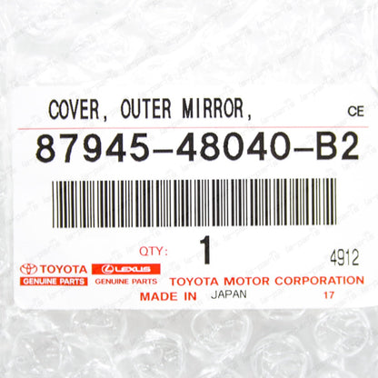 Genuine Toyota 14-18 Rav4 1G3 Gray Driver Side Outer Mirror Cover 87945-48040-B2