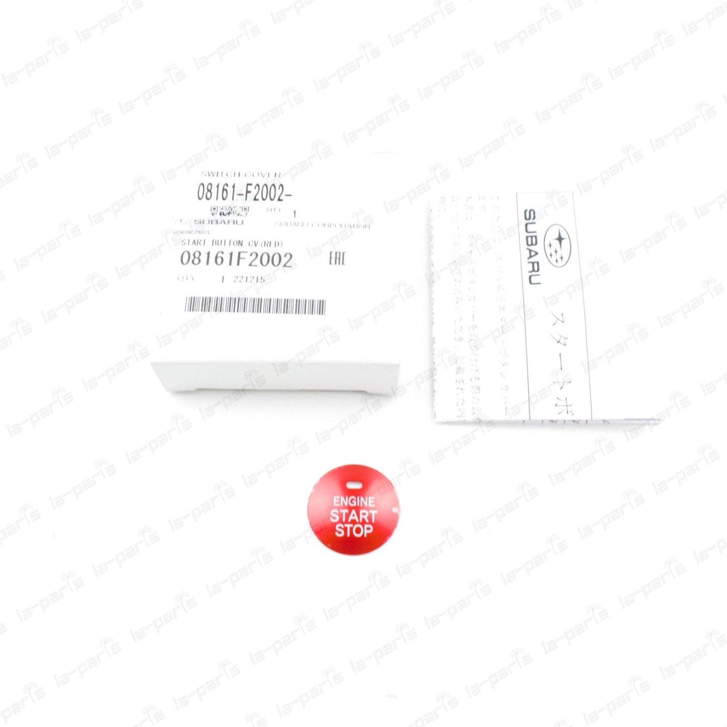 New Genuine Subaru Impreza WRX STi Forester Legacy Red Push Start Button Cover