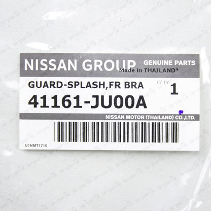 Genuine Nissan 11-17 Juke 09-15 Rogue Front Driver Brake Dust Shield 41161-JU00A