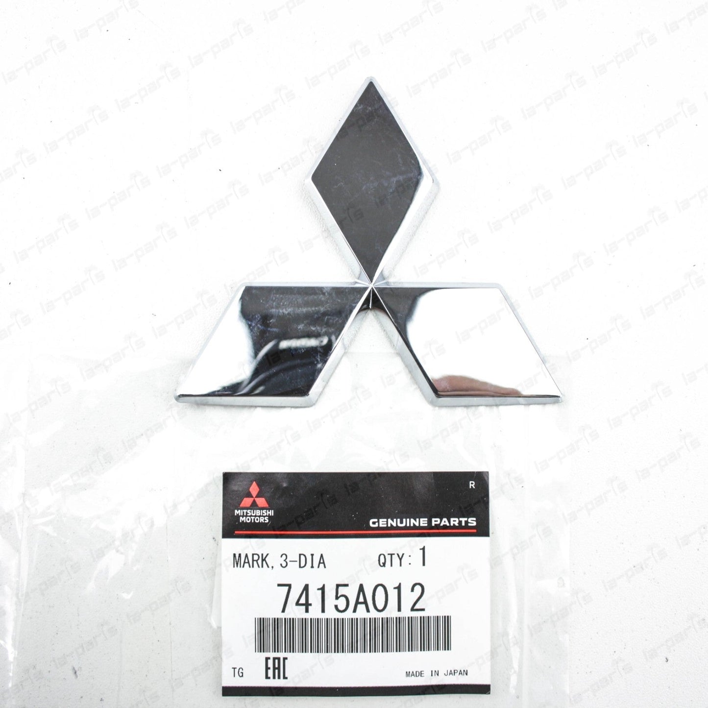 New Genuine Mitsubishi Lancer EVO 8 EVO 9 Rear Triple Diamond Emblem 7415A012