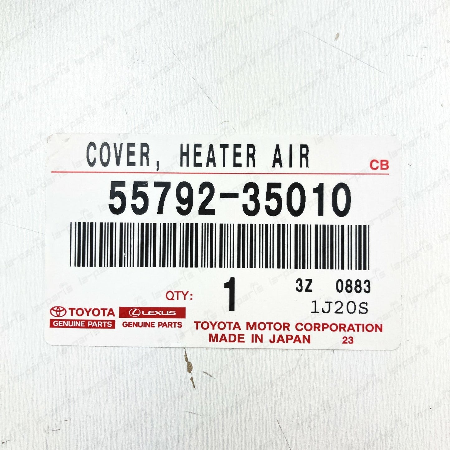 NEW GENUINE TOYOTA 07-14 FJ CRUISER AIR CENTER DUCT HOLE COVER 55792-35010