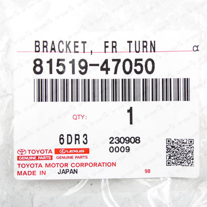 New Genuine Toyota 11-15 Prius Front Right Turn Signal Light Bracket 81519-47050