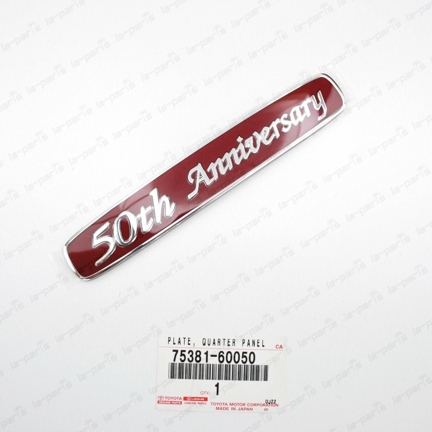 NEW GENUINE Toyota 50th Anniversary Land Cruiser  Quarter Emblem Badge Logo
