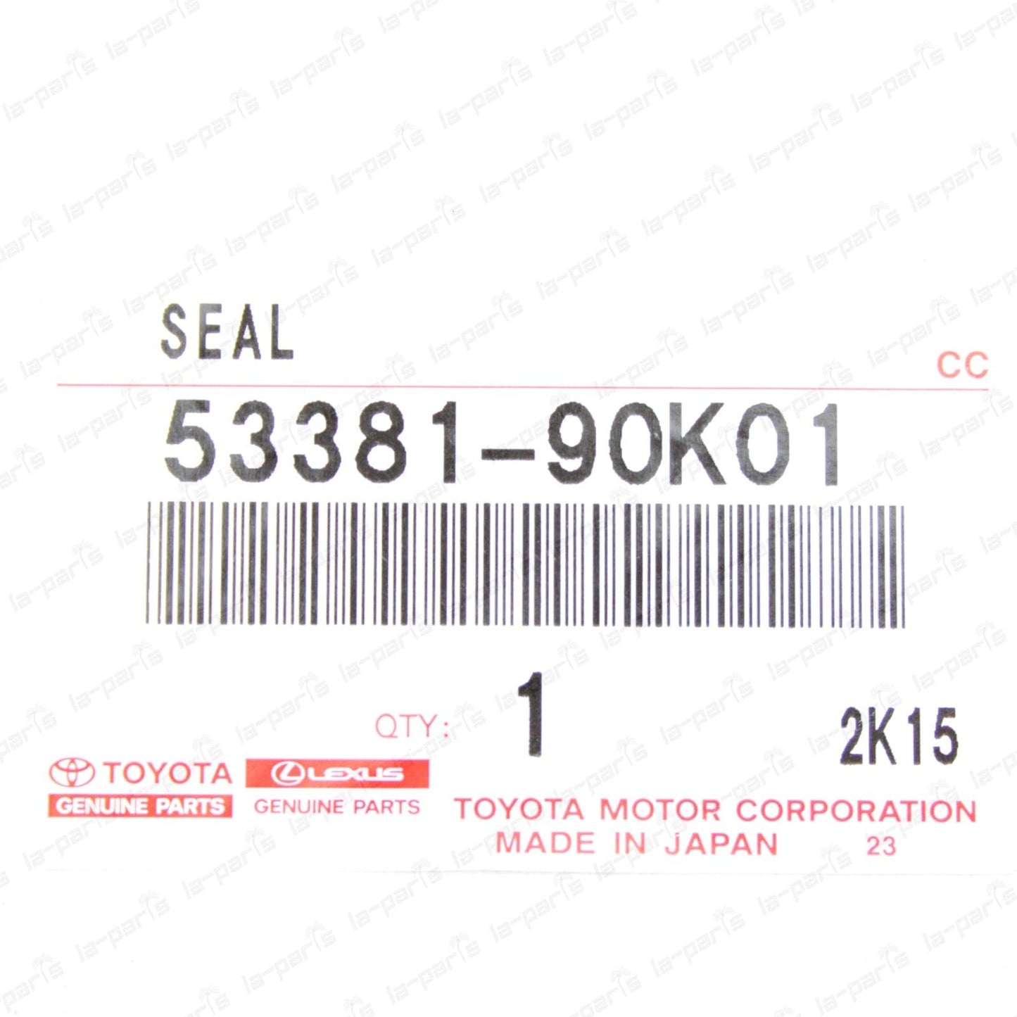 Genuine Toyota 85-87 Land Cruiser BJ70 Hood To Radiator Support Seal 53381-90K01