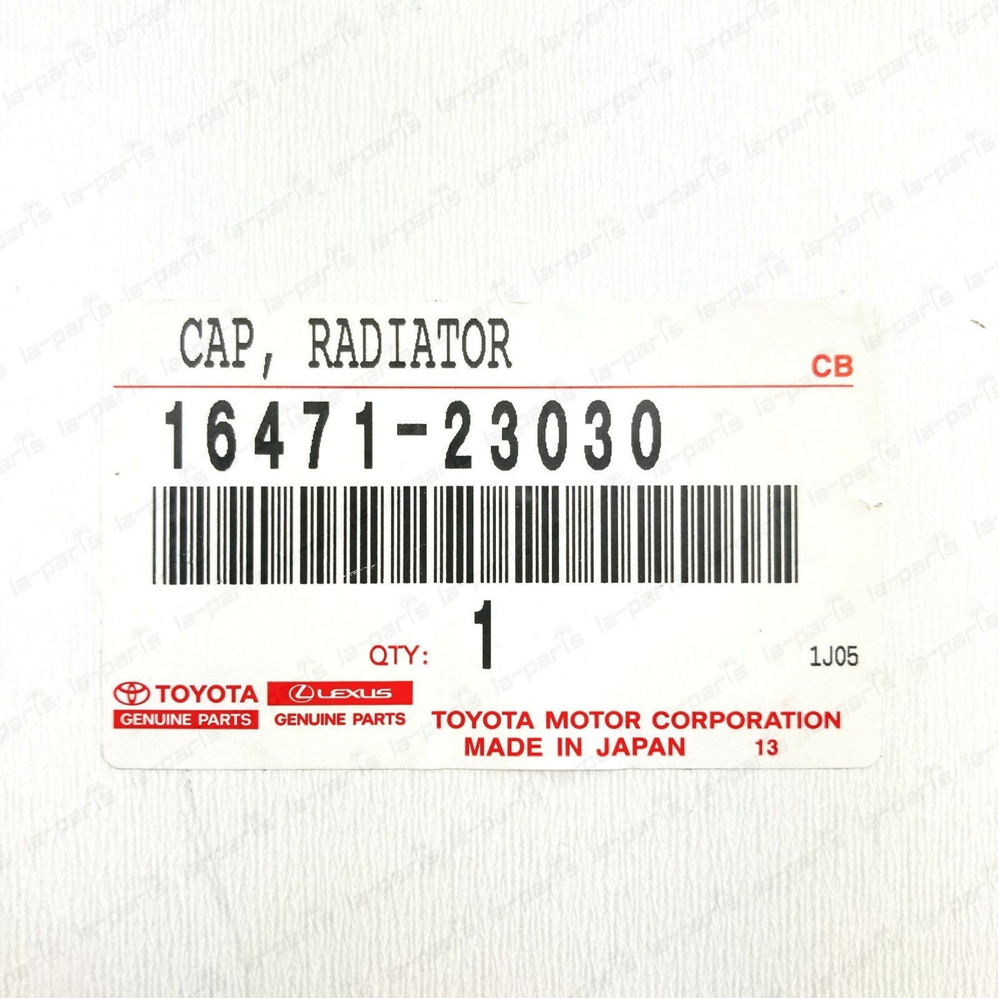 GENUINE TOYOTA 14-19 COROLLA 06-18 YARIS SCION XD ENGINE COOLANT RESERVOIR CAP