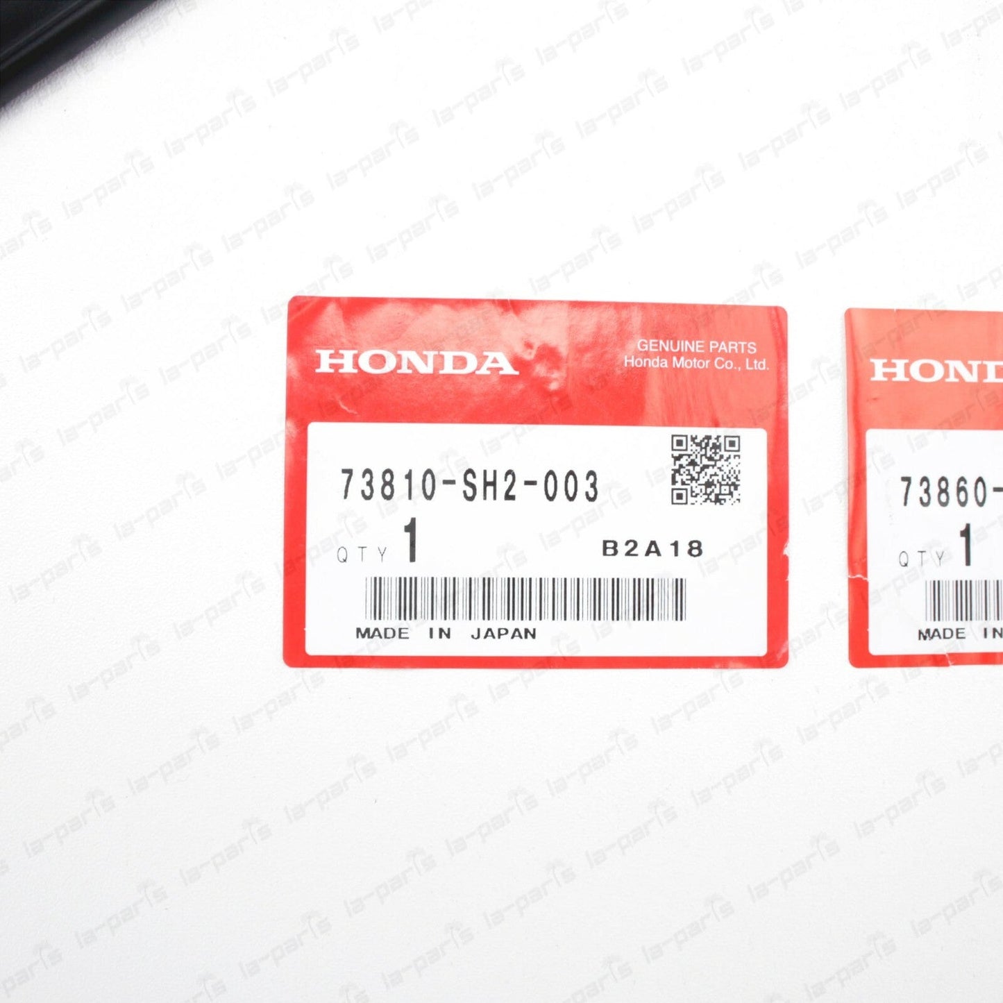 NEW GENUINE HONDA 88-91 CRX QUARTER WINDOW GLASS OUTSIDE MOLDING LEFT & RIGHT