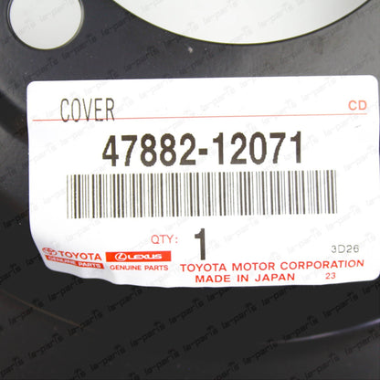 New Genuine OEM Toyota 10-15 Prius Rear Lh Disc Brake Dust Cover 47882-12071