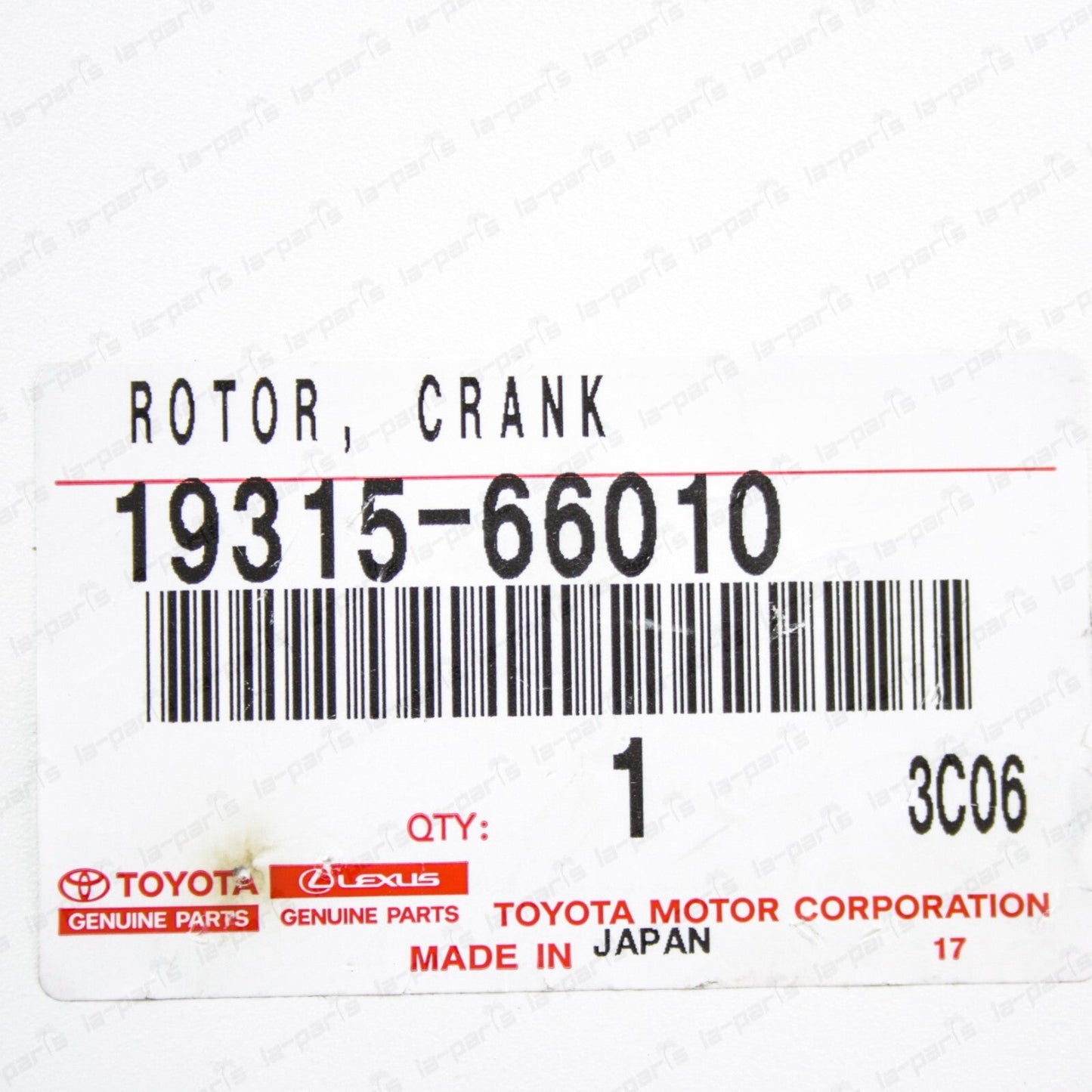 New Genuine Toyota Land Cruiser 80 LX450 Crank Position Sensor Rotor 19315-66010
