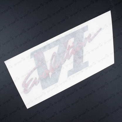NEW GENUINE MITSUBISHI LANCER EVO 6 CP9A EVOLUTION VI DECAL STICKER MR604111
