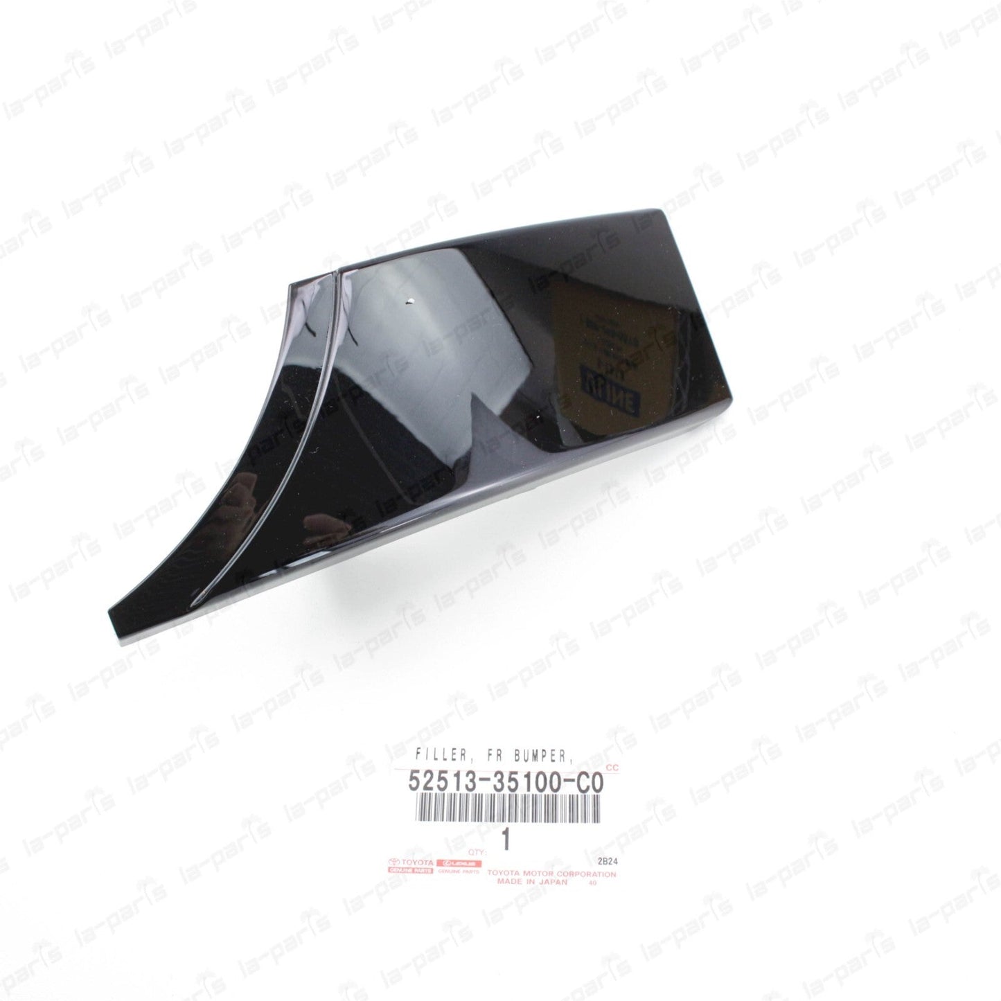 NEW GENUINE TOYOTA FJ CRUISER 07-14 BLACK FRONT LH BUMPER FILLER 52513-35100-C0