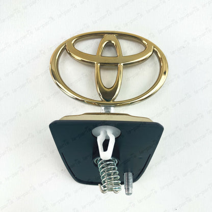 GENUINE TOYOTA 98-07 LAND CRUISER 100 HOOD EMBLEM BADGE GOLD 75303-60080