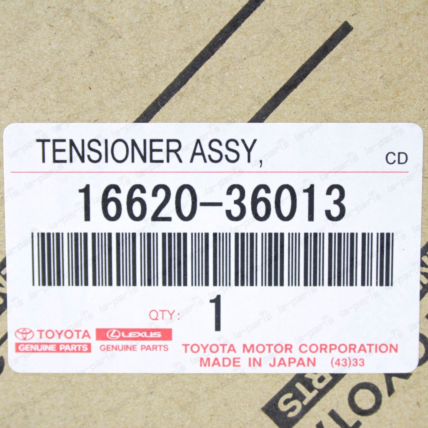 New Genuine Toyota Camry Highlander RAV4 Venza TC 1ARFE 2ARFE Belt Tensioner