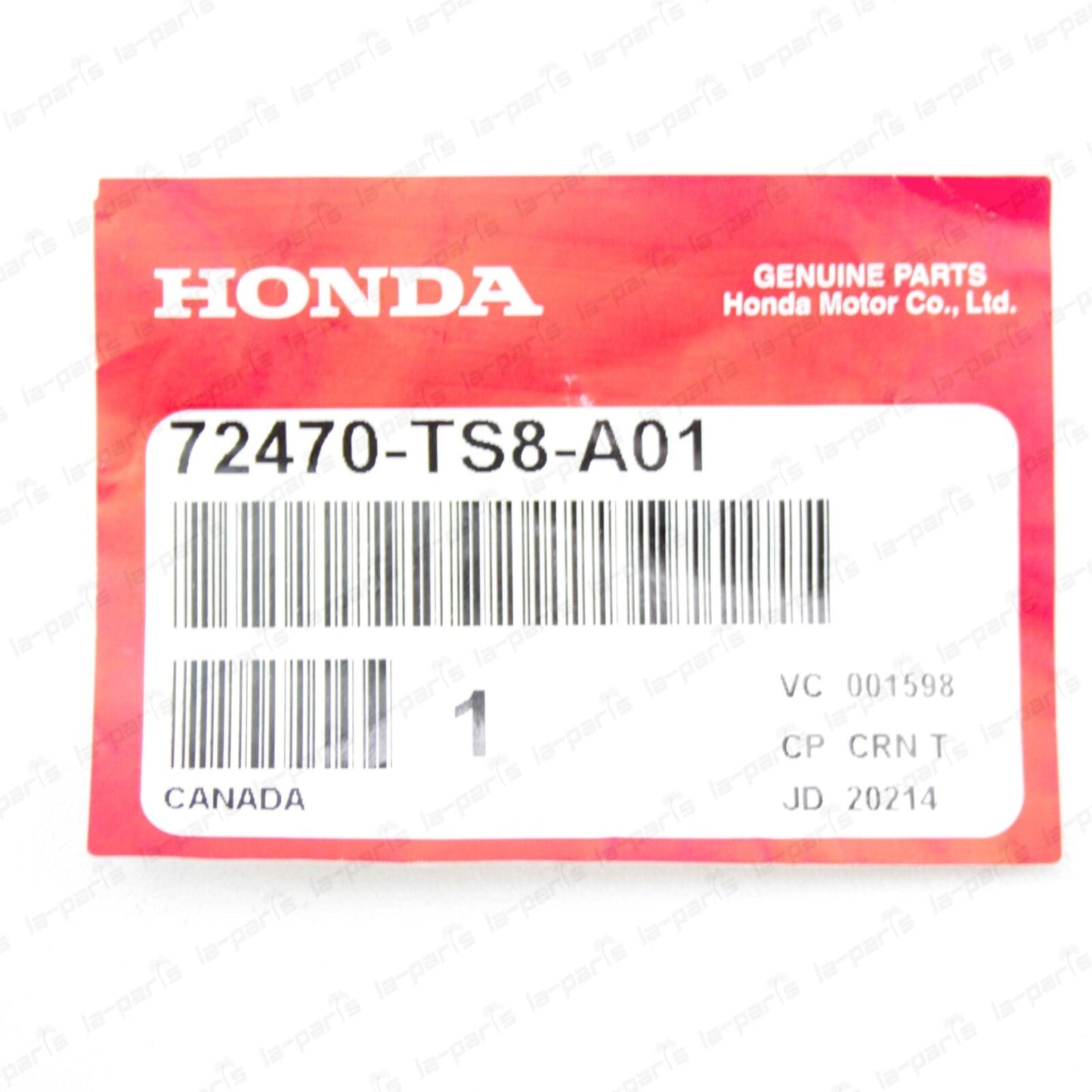 GENUINE HONDA 12-15 CIVIC 2 DOOR COUPE FRONT LEFT DOOR PILLAR MOLDING TRIM
