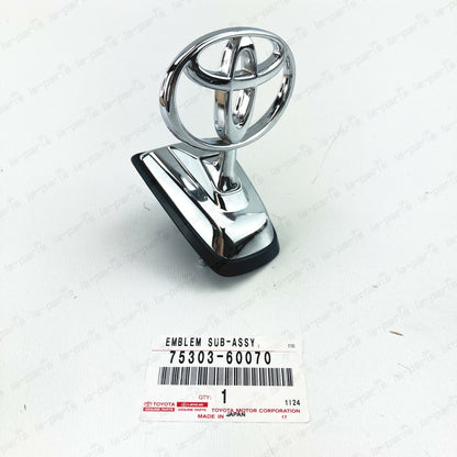 NEW GENUINE TOYOTA 98-07 LC J100 JDM FRONT HOOD CHROME EMBLEM 75303-60070