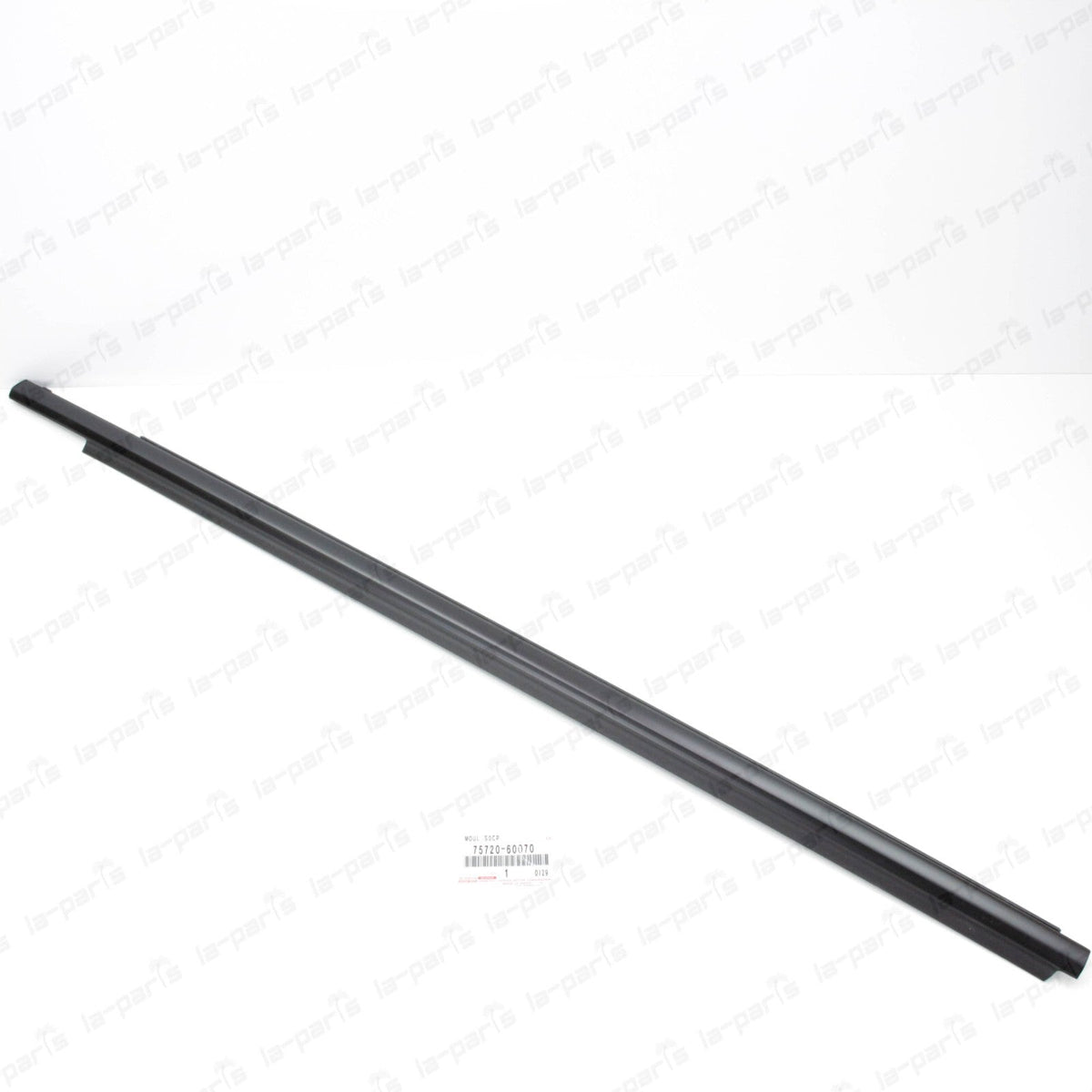 GENUINE TOYOTA 07-16 LC 200 BLACK FRONT LEFT DOOR BELT MOULDING 75720-60070