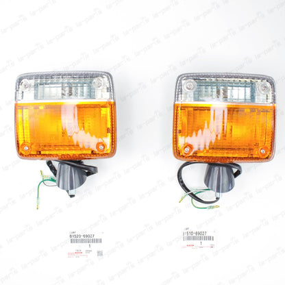 GENUINE TOYOTA LAND CRUISER FJ40 BJ40 FRONT TURN SIGNAL LIGHTS LAMP  LH & RH SET