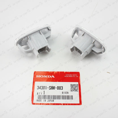 GENUINE HONDA CIVIC TYPE-R FD2 SIDE MARKER CLEAR 34301-SNW-003 SET OF LH & RH