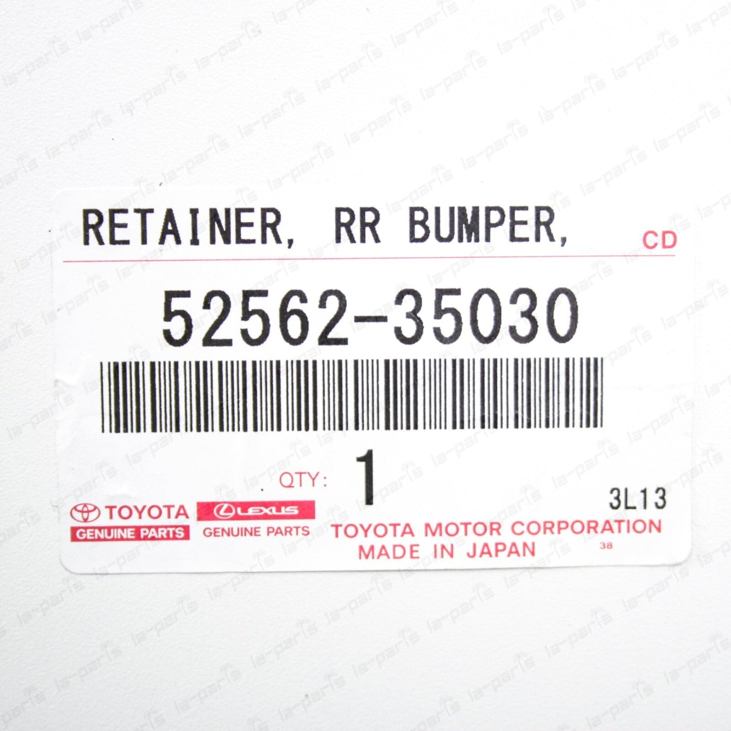 New Genuine Toyota 07-14 FJ Cruiser Rear Right Upper Bumper Retainer 52562-35030