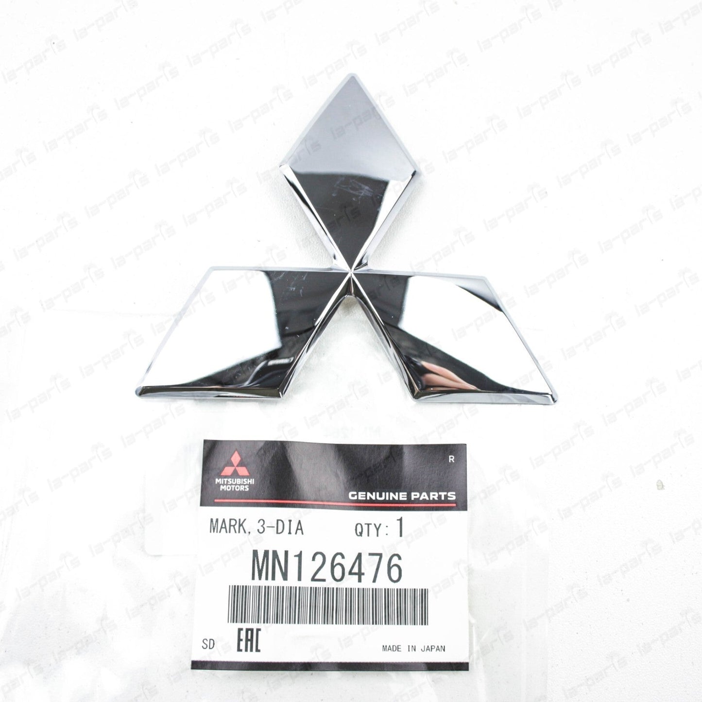Genuine Mitsubishi 04-06 Lancer Galant Chrome Front Grille Logo Emblem MN126476