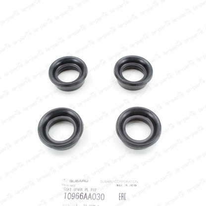 NEW GENUINE SUBARU IMPREZA FORESTER OUTBACK SPARK PLUG TUBE SEAL 10966AA030 x 4
