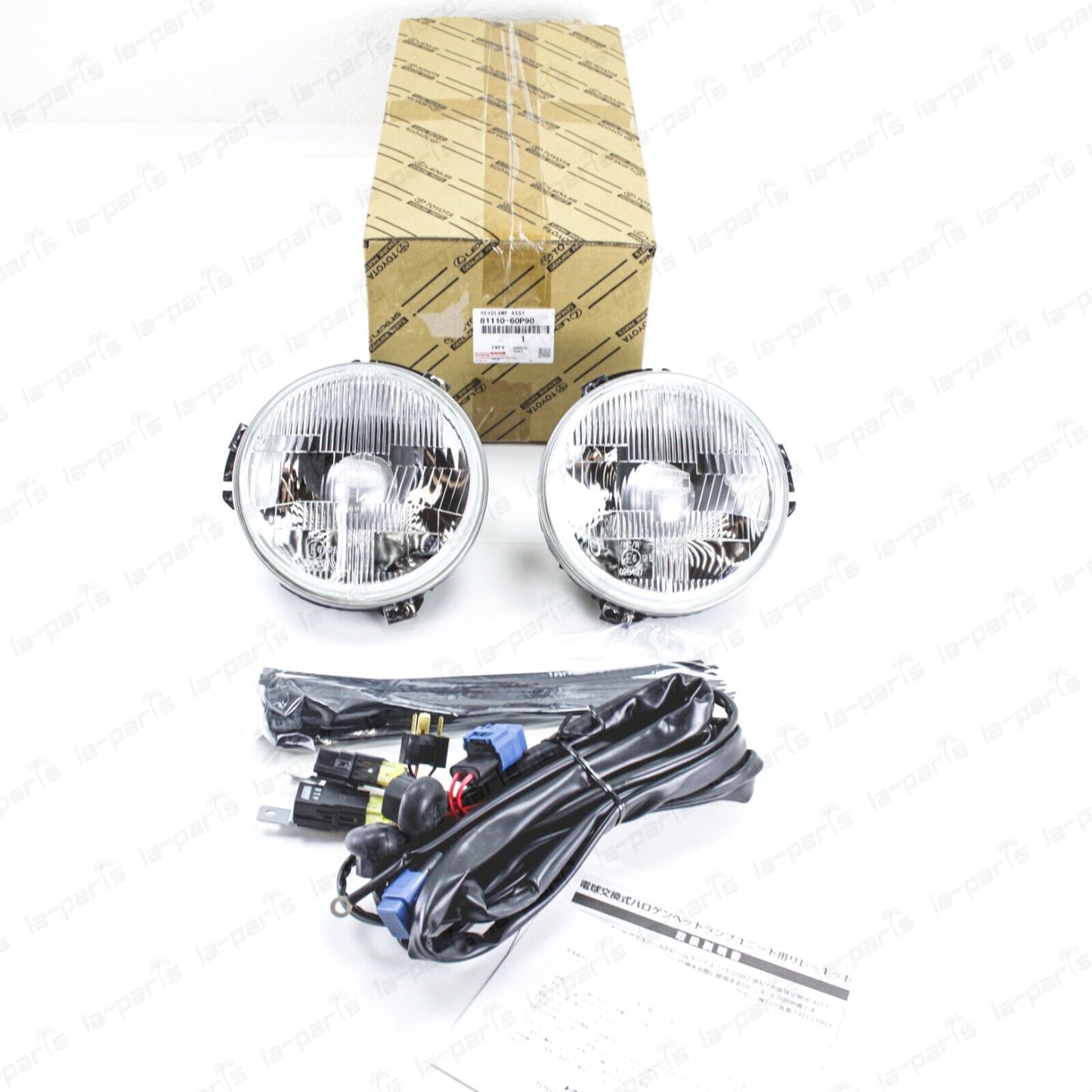 New Genuine Toyota Land Cruiser FZJ70 BJ70 FZJ75 FZJ79 Headlamps Kit 81110-60P90