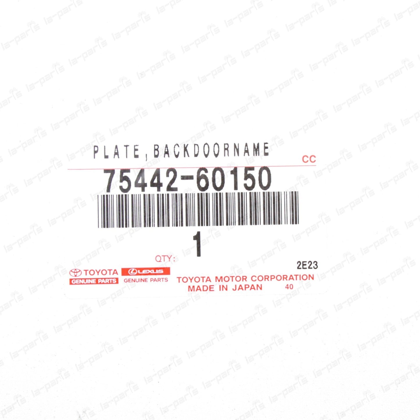 NEW GENUINE FOR TOYOTA  LAND CRUISER J100 98-03 REAR EMBLEMS BADGE SET