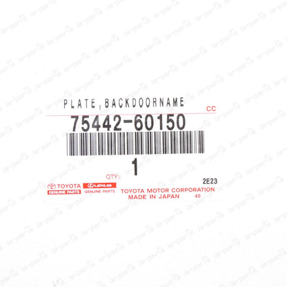 NEW GENUINE FOR TOYOTA  LAND CRUISER J100 98-03 REAR EMBLEMS BADGE SET