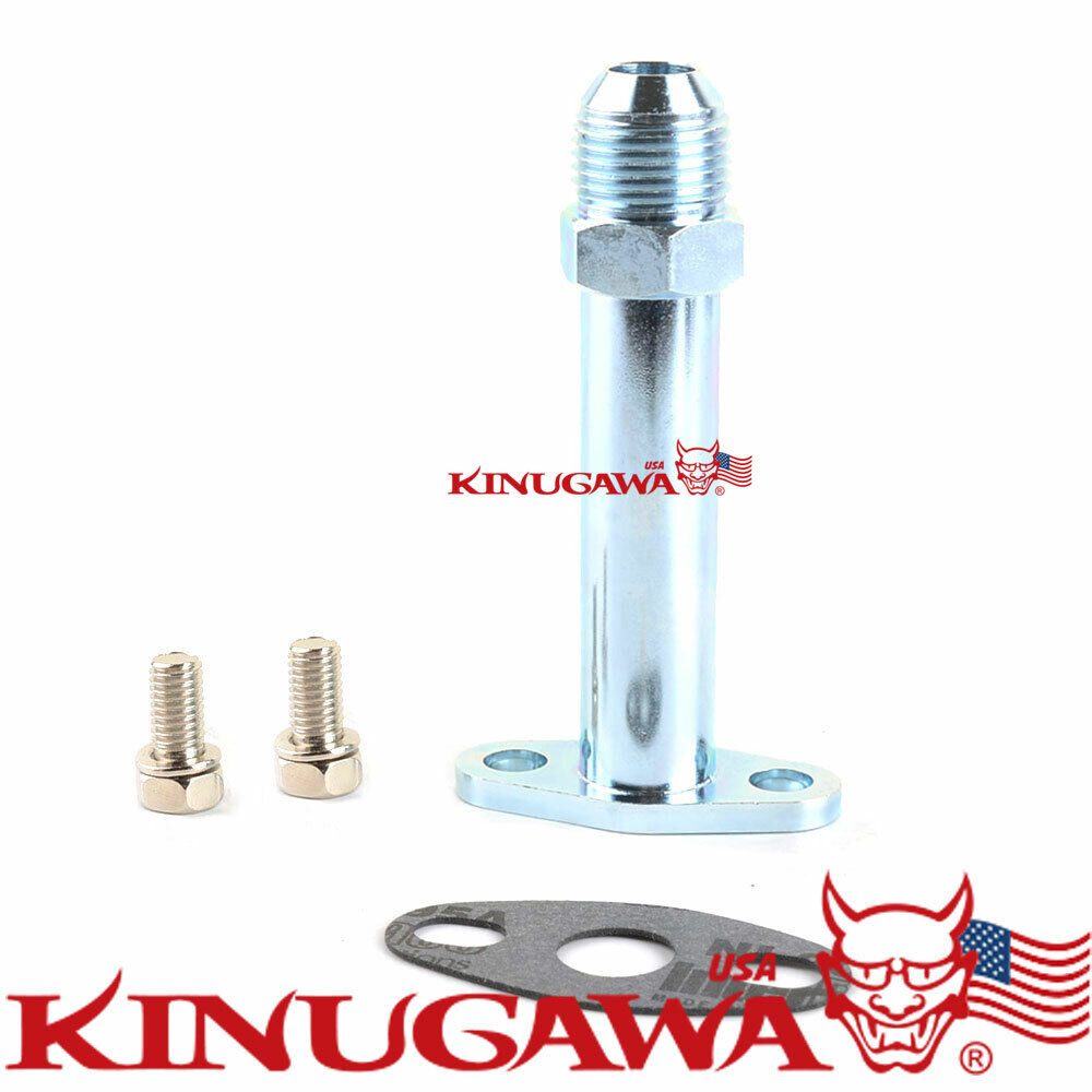 Turbo Oil Drain Pipe Kit For Mitsubishi TD03 TD04 TD05 TD06 10AN 100mm LONG