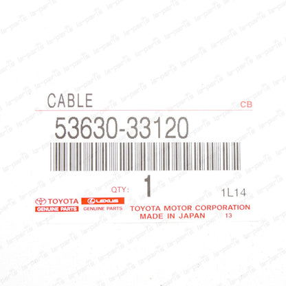 New Genuine Lexus 02-06 ES300 ES330 Hood Lock Control Release Cable 53630-33120