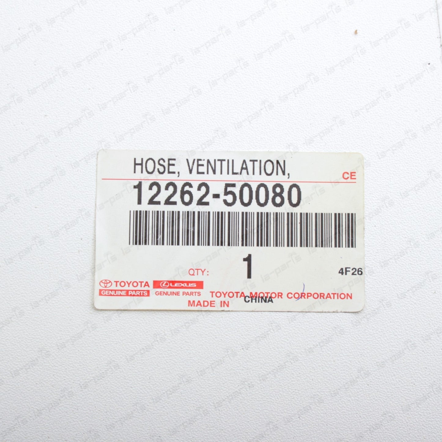 New Genuine Toyota 00-07 Land Cruiser UZJ100 LX470 Ventilation Hose 12262-50080