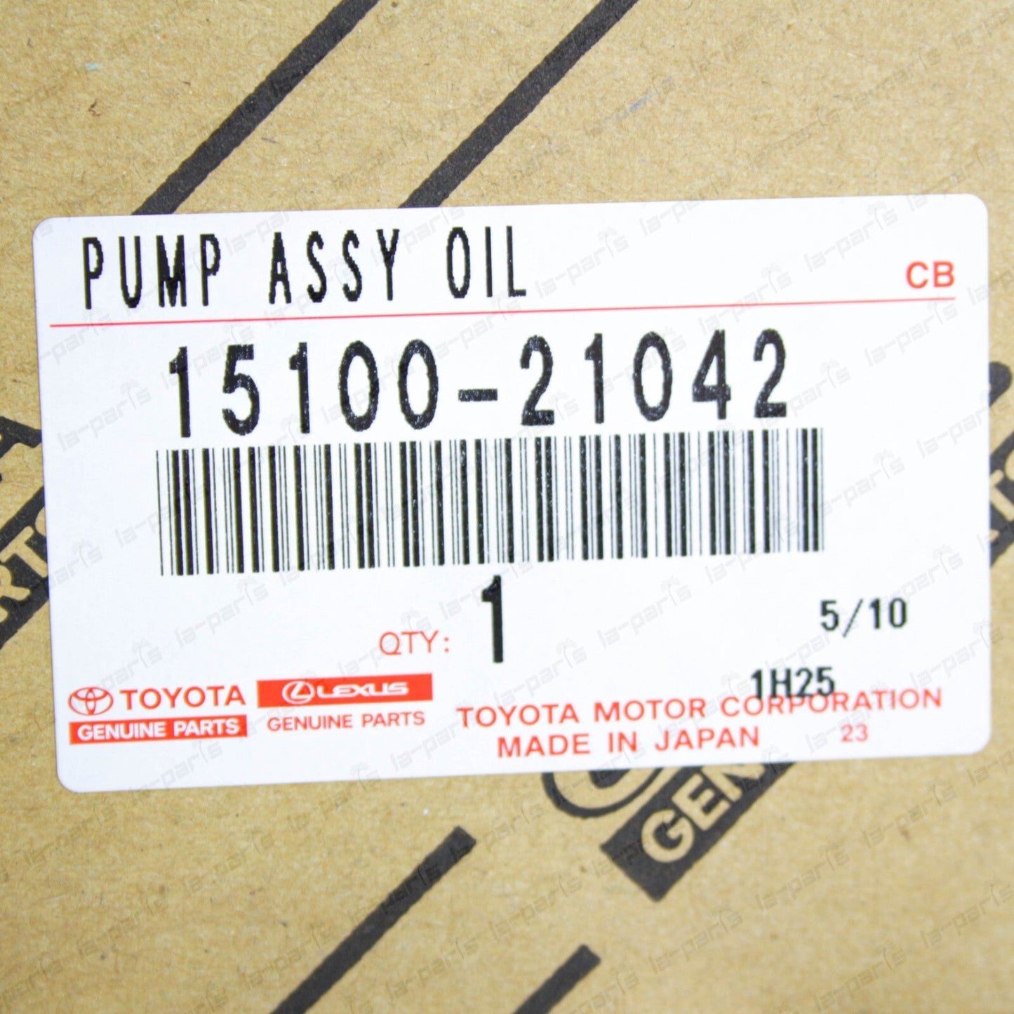 New Genuine Toyota 2008-2014 Yaris 1NZFE Engine Oil Pump 15100-21042