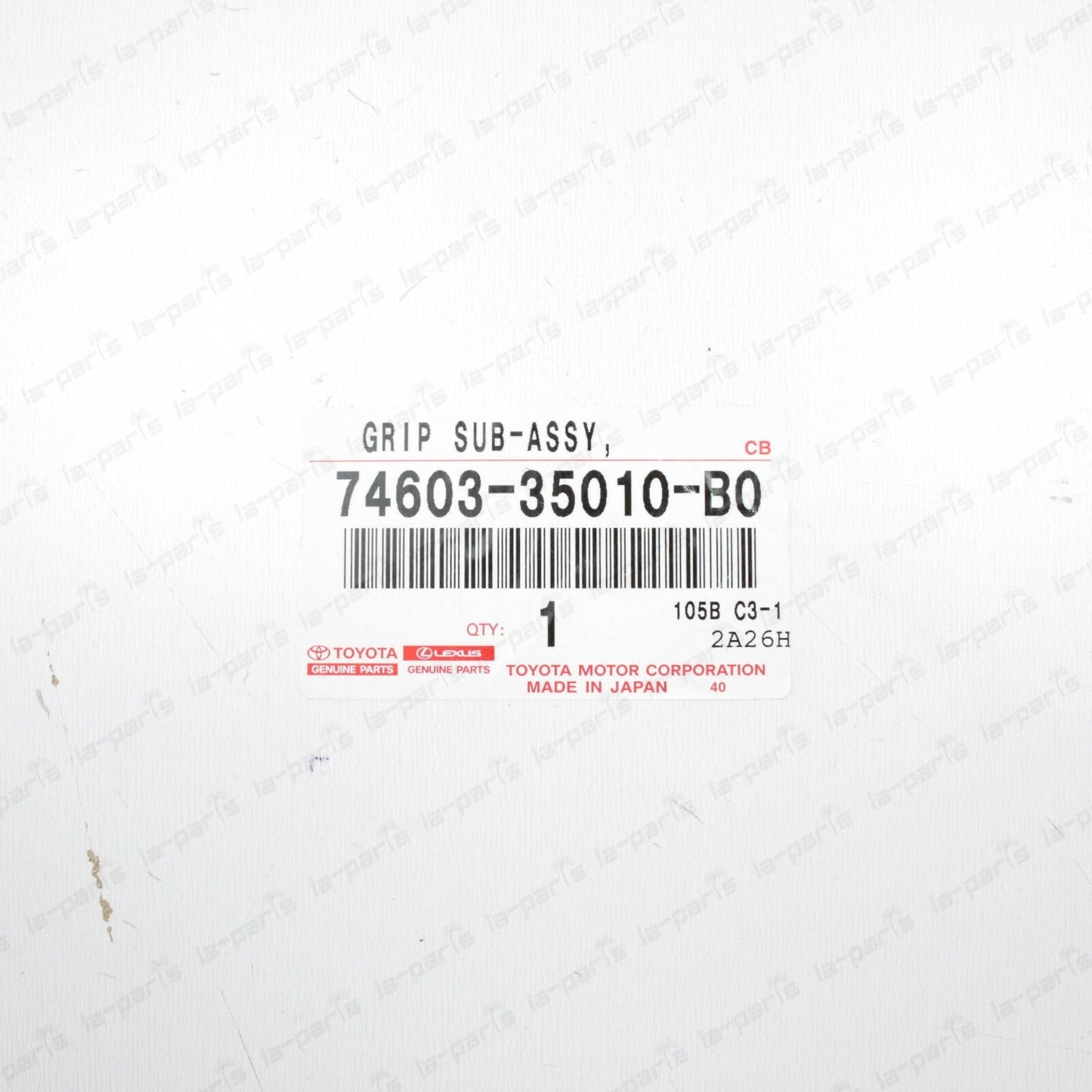 GENUINE TOYOTA 07-14 FJ CRUISER HAND ASSIST GRIP HANDLE 74603-35010-B0 NEW OEM