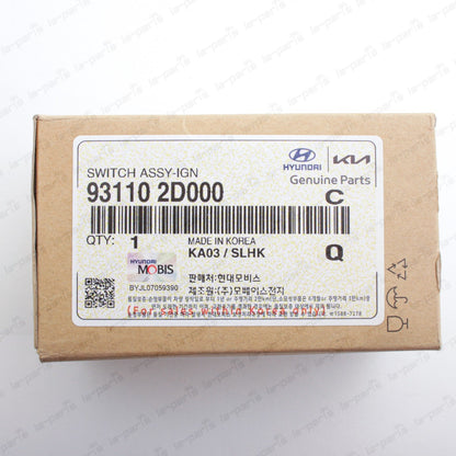 New Genuine OEM Hyundai Kia 2001-2010 Elantra Tucson Ignition Switch 931102D000