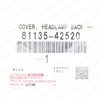NEW GENUINE TOYOTA 2013-2015 RAV4 HEADLAMP HEADLIGHT BULB COVER CAP 81135-42520