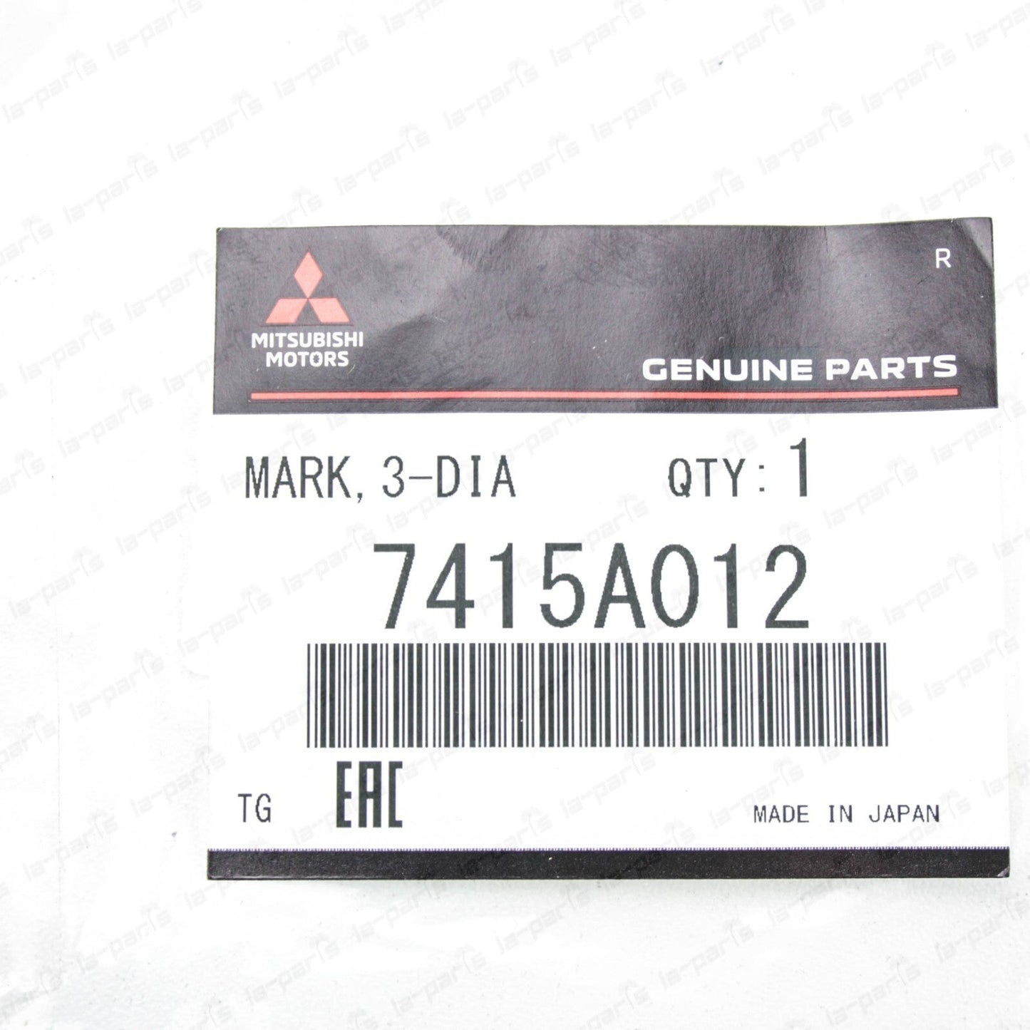 New Genuine Mitsubishi Lancer EVO 8 EVO 9 Rear Triple Diamond Emblem 7415A012