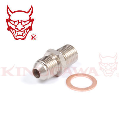 Adpater Fitting M14x1.5 to 6AN Turbo Coolant TD05 TD06 Garrett GT25 GT28 GT30
