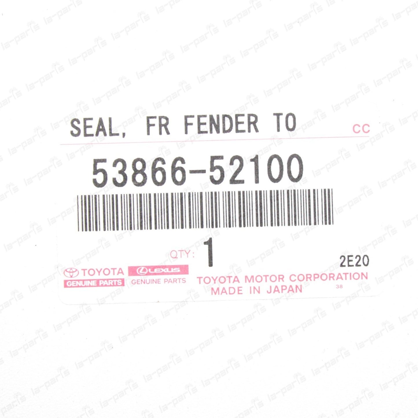 New Genuine Toyota 12-18 Toyota Prius C Front Right Fender To Cowl Side Seal