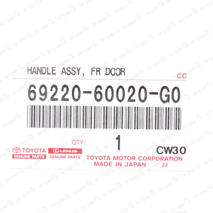 Genuine Toyota LC 80 LX450 FJ80 Driver Door Handle Front Outside 69220-60020-G0