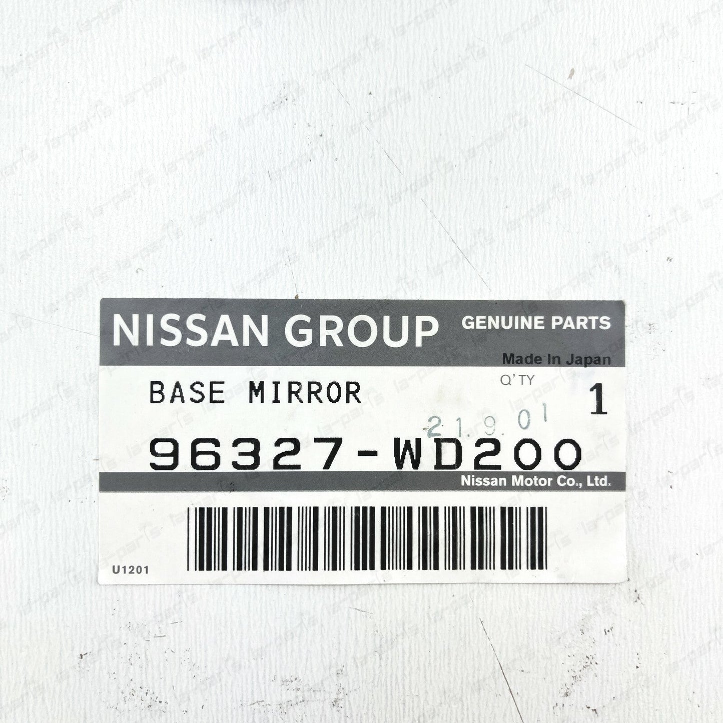 NEW GENUINE NISSAN 2009-2011 CUBE MIRROR INSIDE BASE 96327-WD200