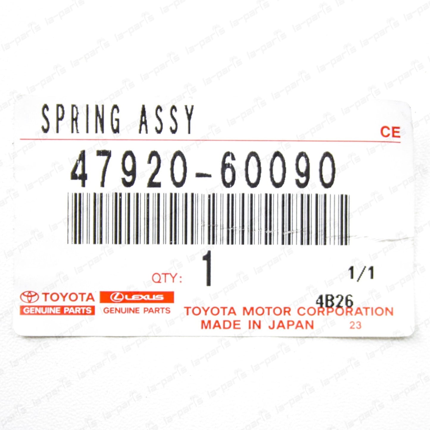 New Genuine Toyota 91-97 Land Cruiser LX450 Load Sensing Spring 47920-60090