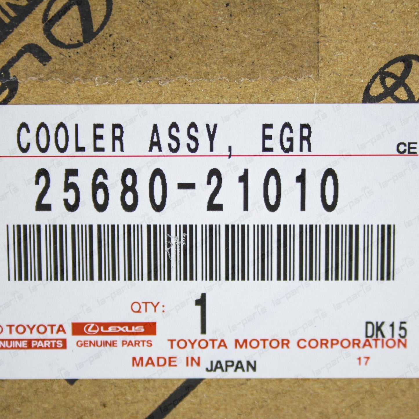 New Genuine OEM Toyota 2012-2019 Prius C Egr Valve Cooler 25680-21010