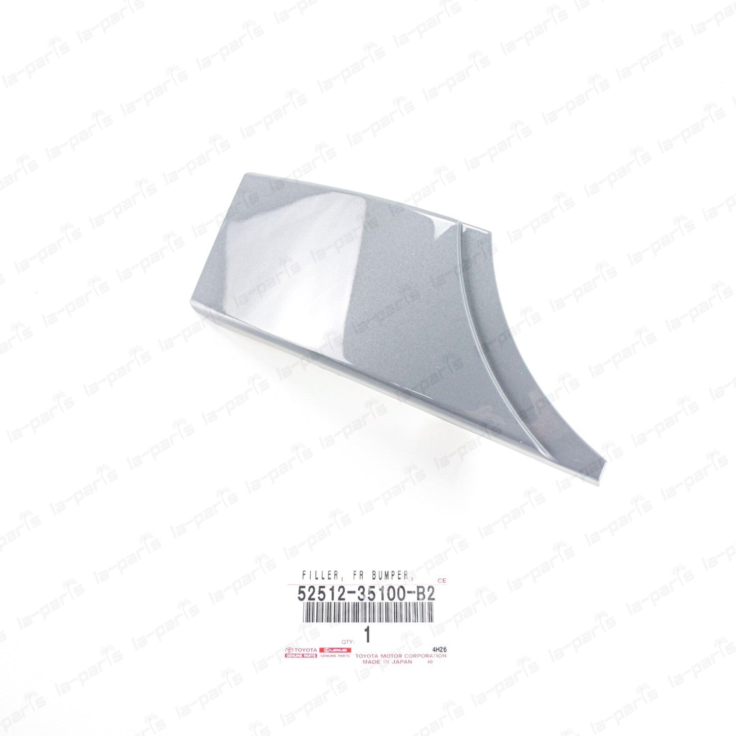New Genuine Toyota 12-14 FJ Cruiser Cement Grey Front Passenger Bumper Filler