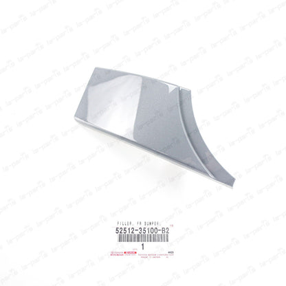 New Genuine Toyota 12-14 FJ Cruiser Cement Grey Front Passenger Bumper Filler