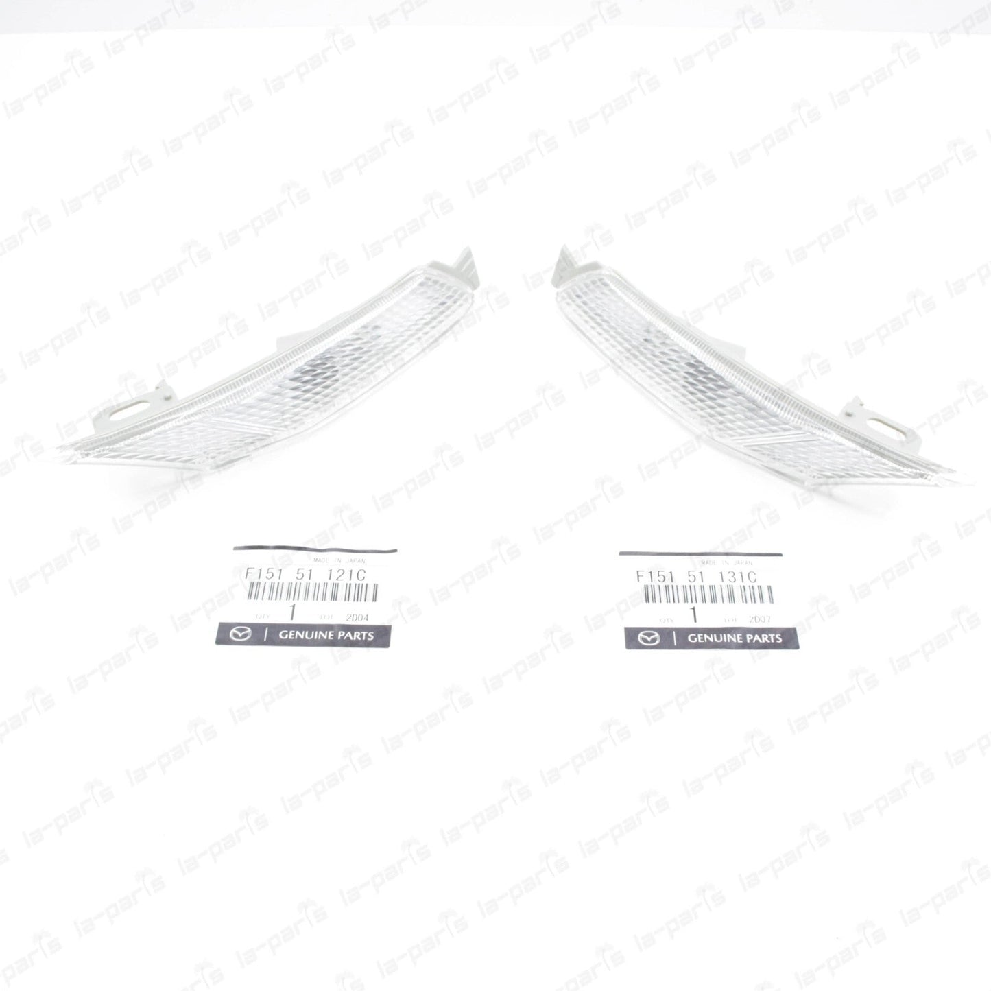 GENUINE MAZDA RX-8 CLEAR CORNER SIDE MARKERS INDICATOR LIGHTS SET  LEFT + RIGHT